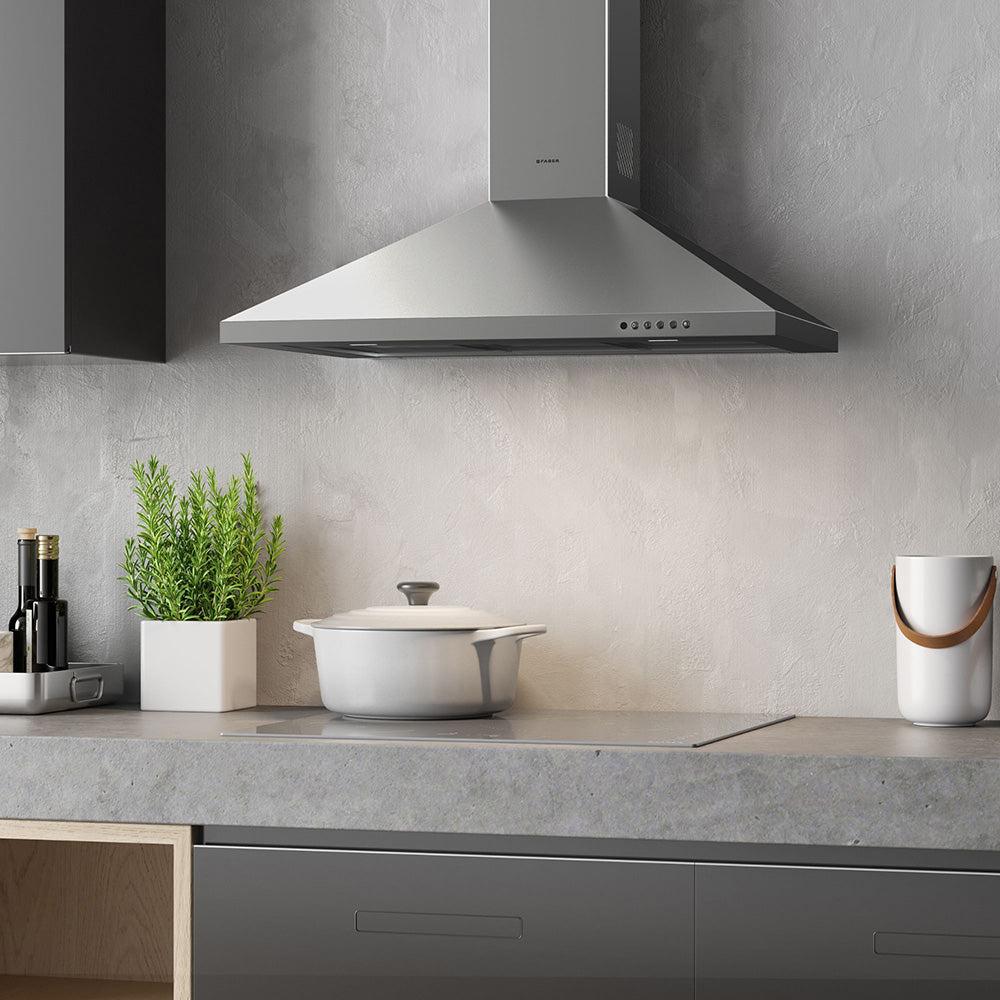 Faber Classica Plus 30" Wall Range Hood Stainless Steel 295/395/600 CFM