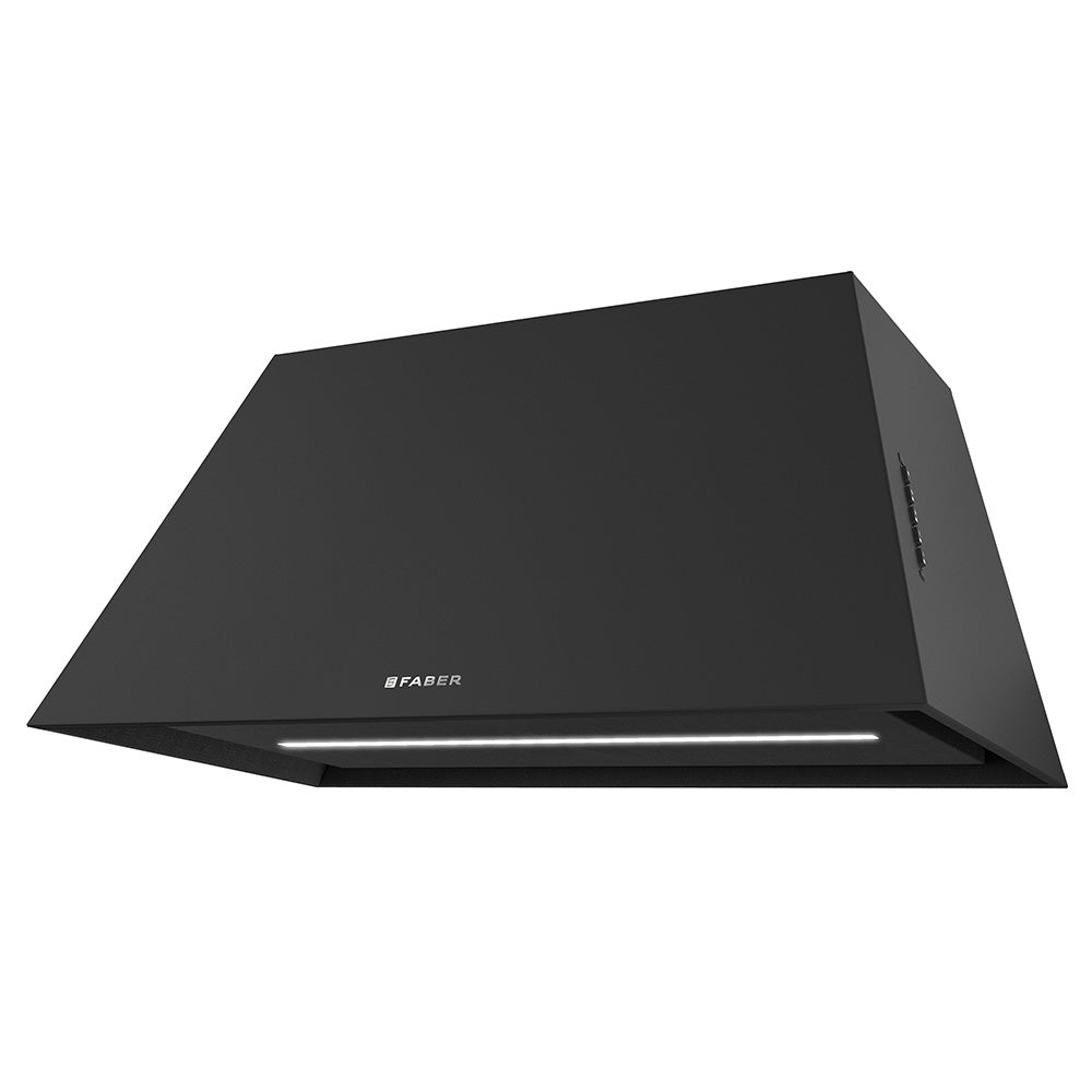 faber Chloe 28" Range Hood Painted Black 600 CFM