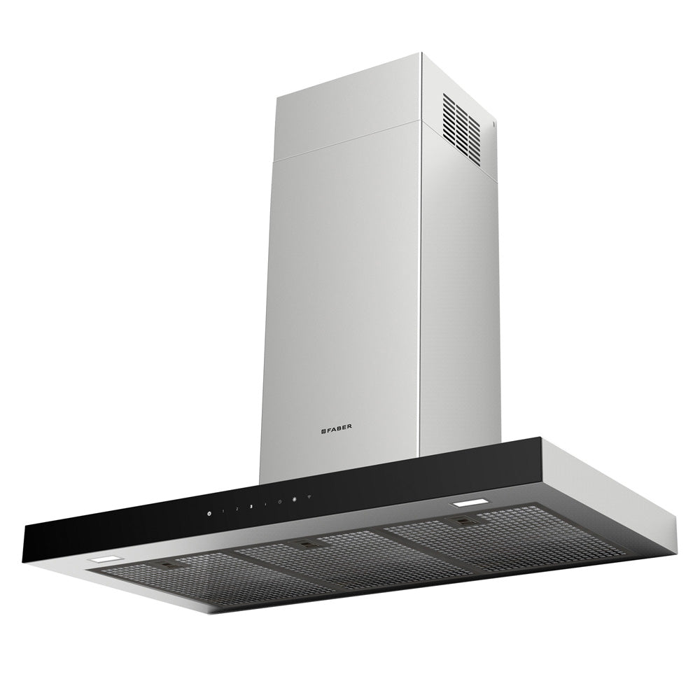 faber Stilo Glass 30" Wall Range Hood Stainless Steel 295/395/600 CFM
