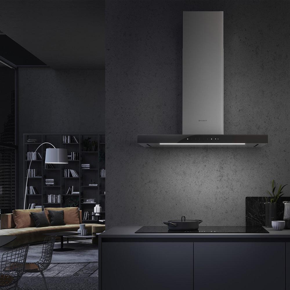 Faber Stilo Suprema 36" Wall Range Hood Stainless Steel 295/395/600 CFM