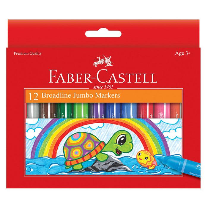 faber castell 12 Jumbo Broadline Markers - #9150212 Markers