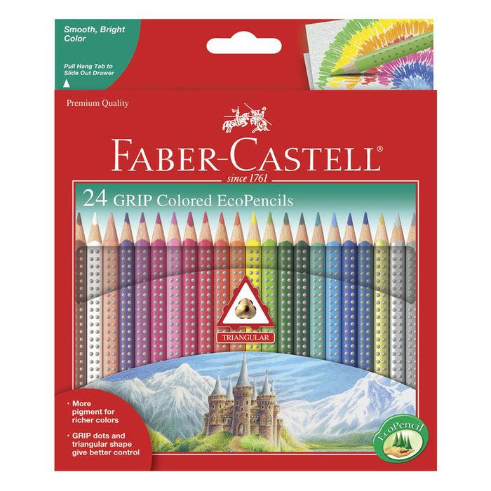 faber castell 24 Grip Coloured EcoPencils - #9121024 Colour Pencils