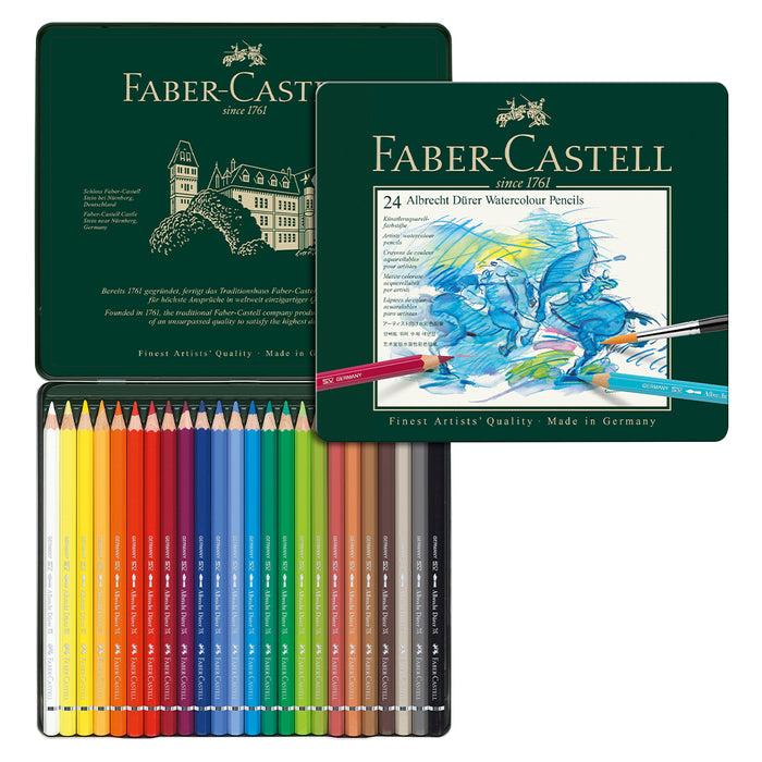Faber Castell Albrecht Dürer® Artists' Watercolour Pencils - Tin Of 24 - #117524 Watercolour Pencils