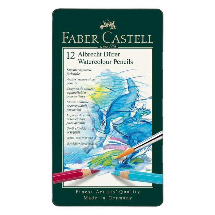 faber castell Albrecht Dürer® Artists' Watercolour Pencils - Tin of 12 - #117512 Watercolour Pencils