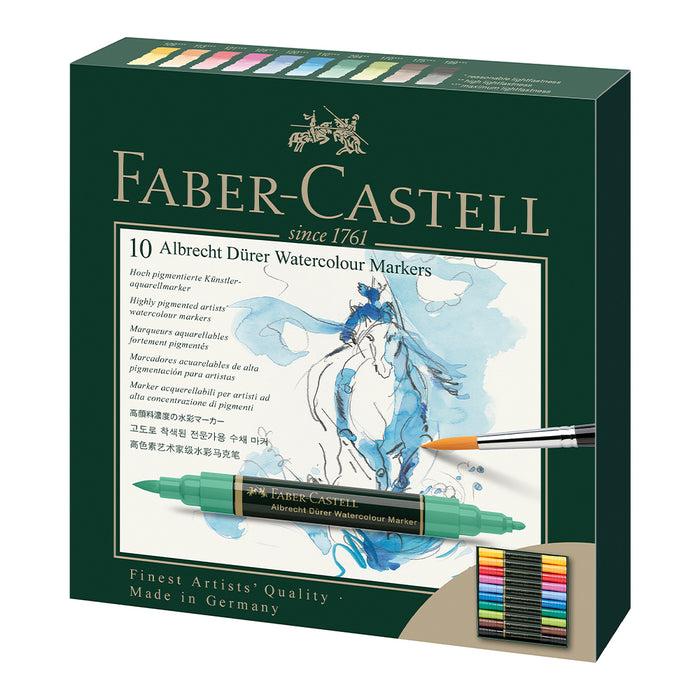 faber castell Albrecht Dürer® Watercolour Markers - Gift Box of 10 - #160310 Watercolour Markers