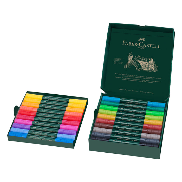 Faber Castell Albrecht Dürer® Watercolour Markers - Gift Box Of 20 - #160320 Watercolour Markers