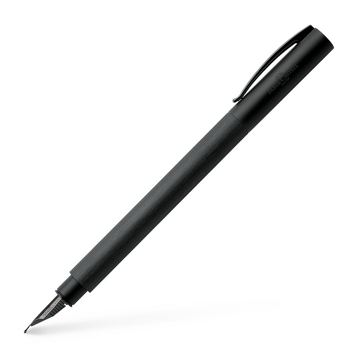 faber castell Ambition Fountain Pen All Black - Medium - #147150 Fountain Pen