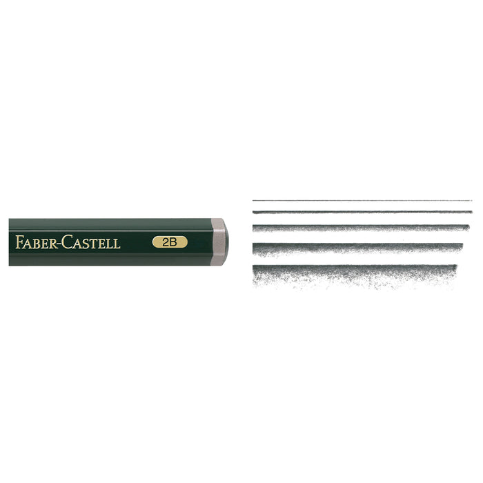 Faber Castell Castell® 9000 Jumbo Graphite Pencil - 2B - #119302 Graphite Pencil