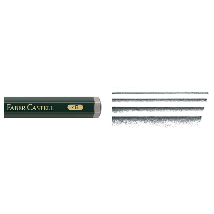 Faber Castell Castell® 9000 Jumbo Graphite Pencil - 4B - #119304 Graphite Pencil
