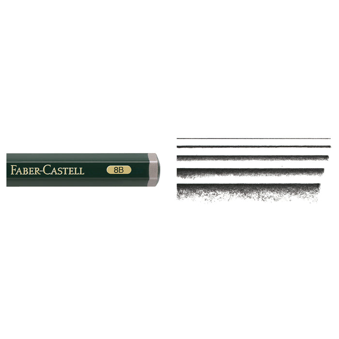 Faber Castell Castell® 9000 Jumbo Graphite Pencil - 8B - #119308 Graphite Pencil