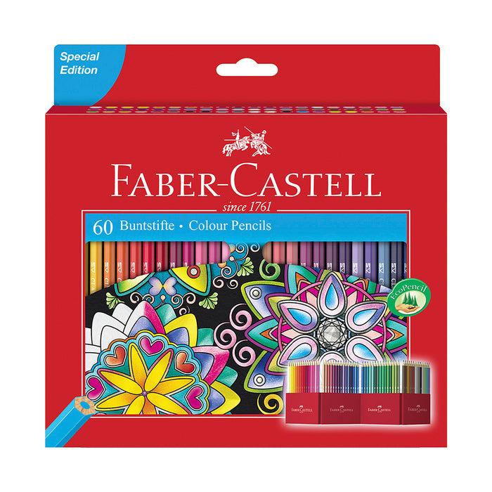 faber castell Classic Colour colour pencil cardboard wallet of 60 #111260 Colour Pencils