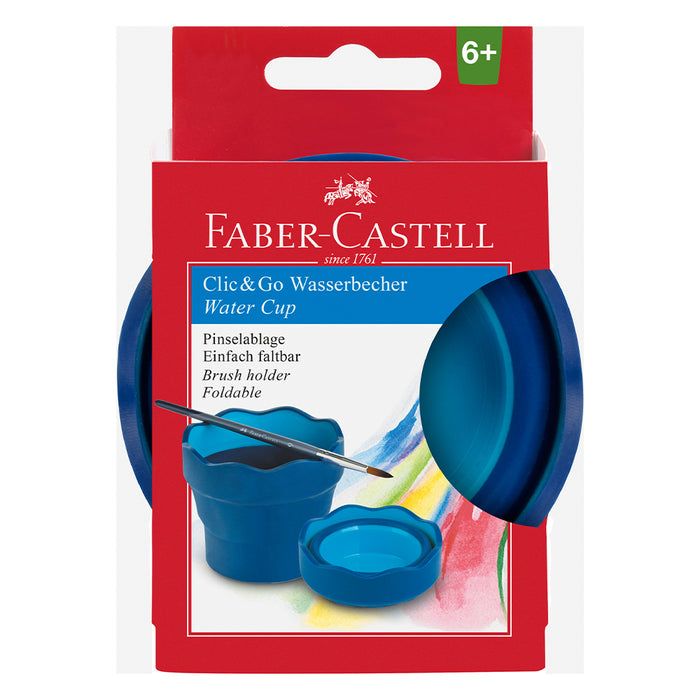 faber castell Clic&Go water cup blue #181510 Clic u0026 Go Water Cup