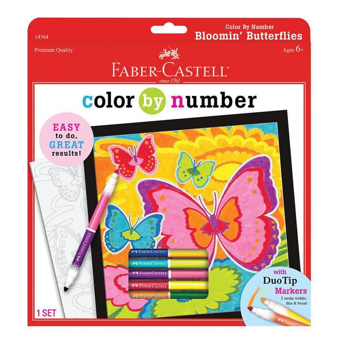faber castell Colour by Number Bloomin Butterflies - #14564 Colour by Number