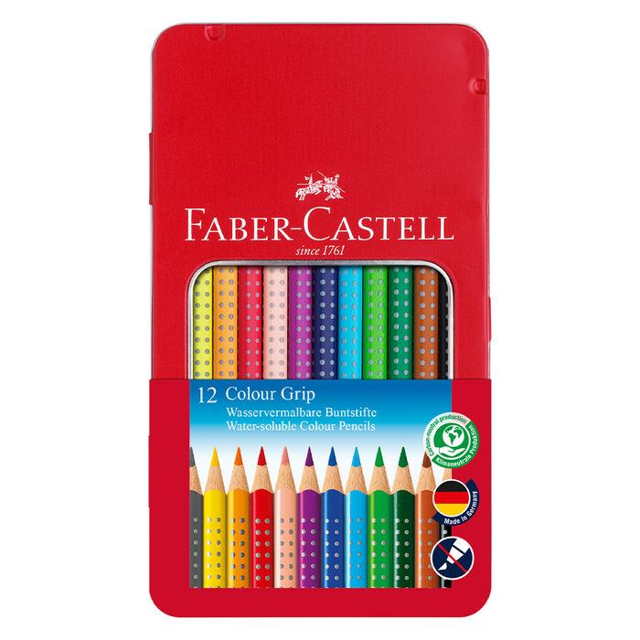 faber castell Colour Grip colour pencil tin of 12 #112413 Colour Pencils
