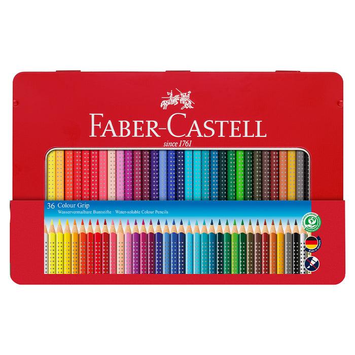 faber castell Colour Grip colour pencil tin of 36 #112435 Colour Pencils