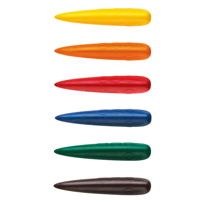 Faber Castell Crayon Finger Set Of 6 #120404 Crayons