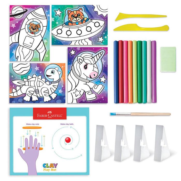 Faber Castell Do Art Colouring With Clay Space Pets - #14347 Do Art