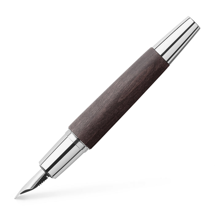 faber castell e-motion Fountain Pen Pearwood Black - Fine - #148221 Fountain Pen