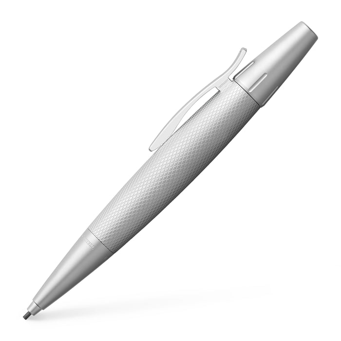 faber castell e-motion Propelling Pencil - Pure Silver - #138676 Propelling Pencil