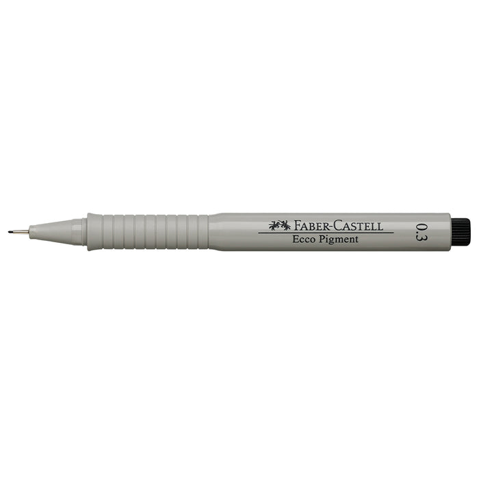 Faber Castell Ecco Pigment Pen Black - 0.3mm - #166399 Ecco Pigment
