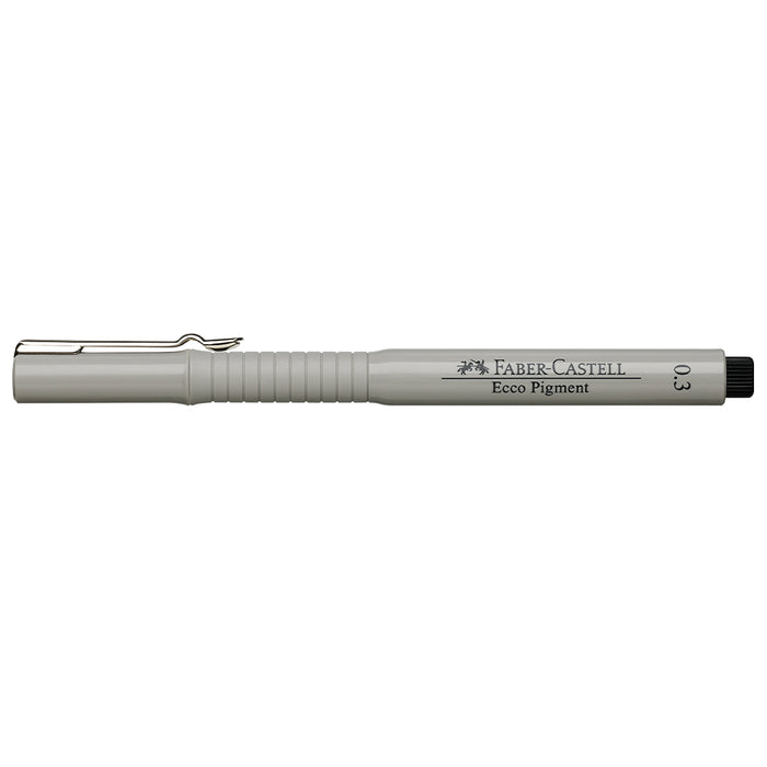 Faber Castell Ecco Pigment Pen Black - 0.3mm - #166399 Ecco Pigment