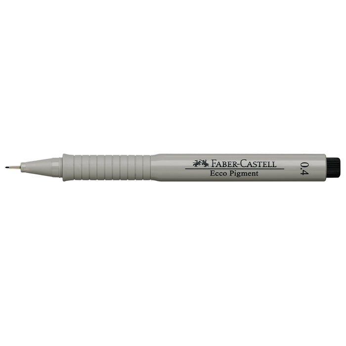 Faber Castell Ecco Pigment Pen Black - 0.4mm - #166499 Ecco Pigment