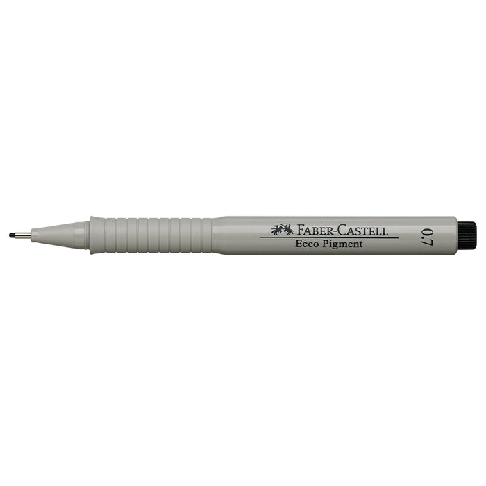 Faber Castell Ecco Pigment Pen Black - 0.7mm - #166799 Ecco Pigment