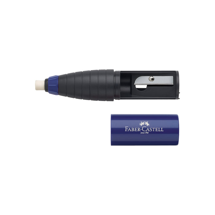 faber castell Eraser-sharpener combi blue #184401 Sharpener