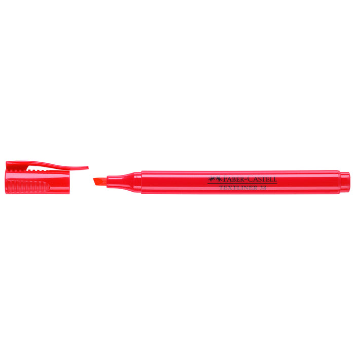 Faber Castell Textliner 38 Red - #157721 Textliner