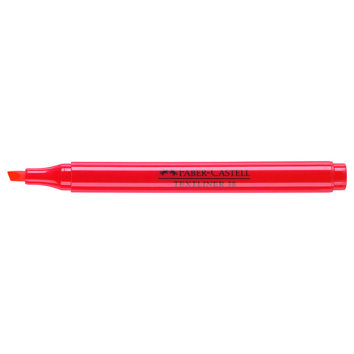 Faber Castell Textliner 38 Red - #157721 Textliner