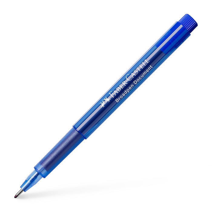 faber castell Fibre tip pen Broadpen document blue - #155451 Broadpen
