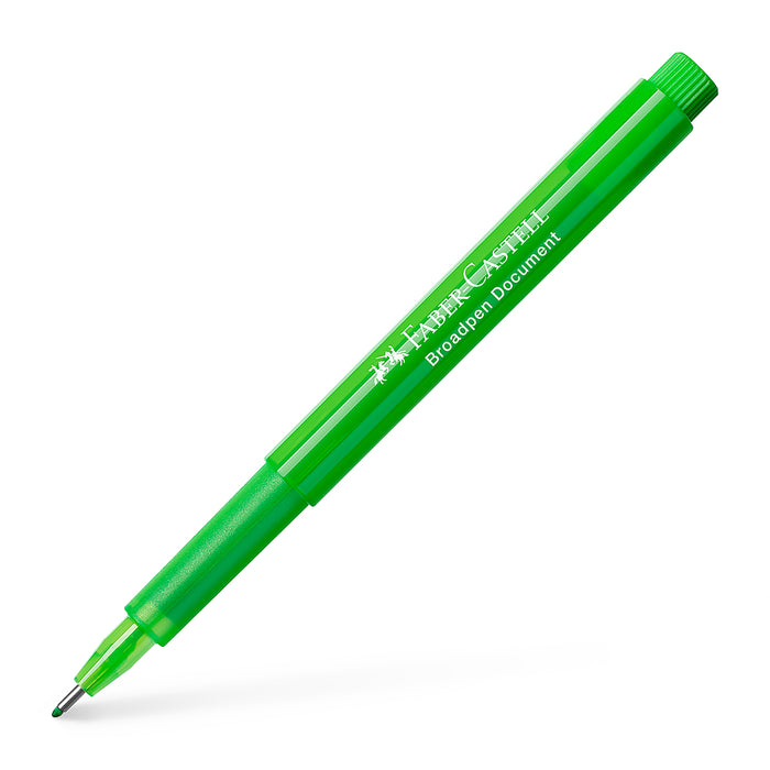 faber castell Fibre tip pen Broadpen document grass green - #155466 Broadpen