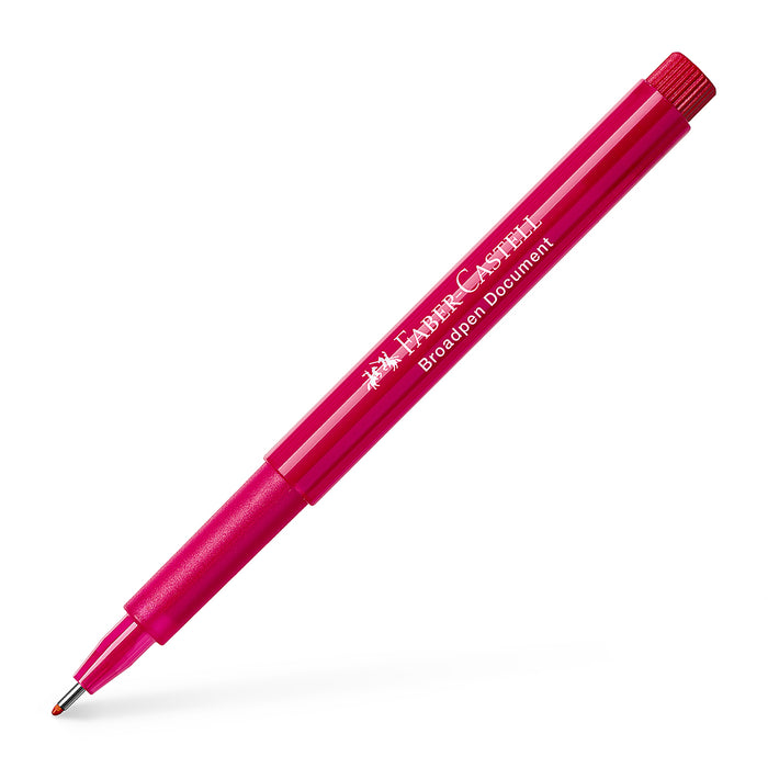 faber castell Fibre tip pen Broadpen document red - #155421 Broadpen