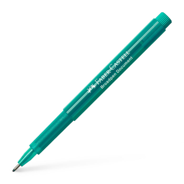 faber castell Fibre tip pen Broadpen document turquoise - #155456 Broadpen