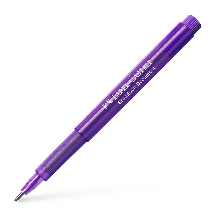 faber castell Fibre tip pen Broadpen document violet - #155436 Broadpen