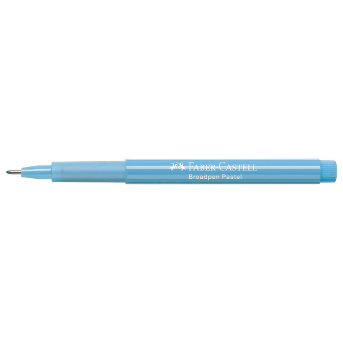 Faber Castell Fibre Tip Pen Broadpen Pastel Light Blue - #155458 Broadpen