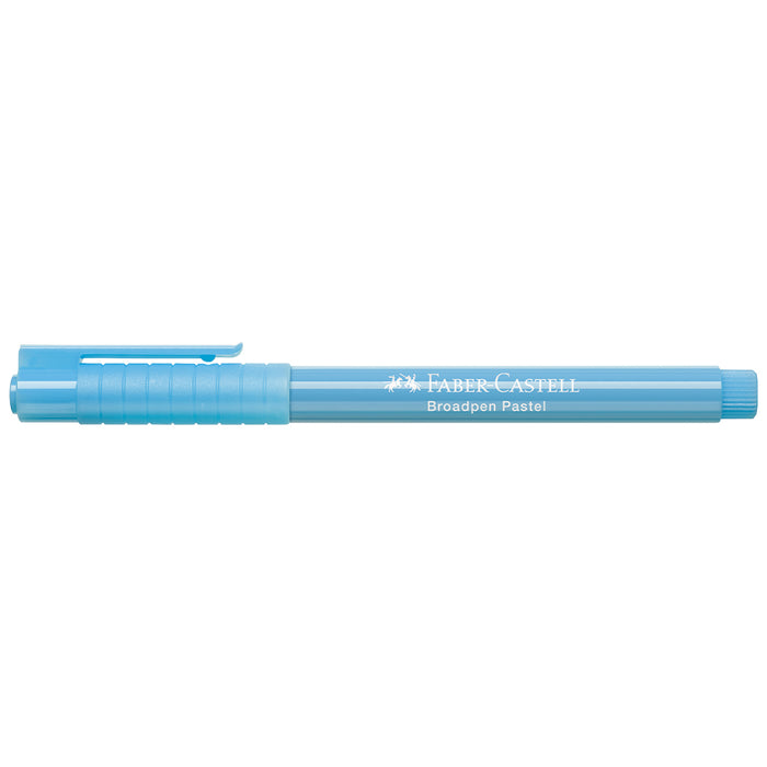 Faber Castell Fibre Tip Pen Broadpen Pastel Light Blue - #155458 Broadpen