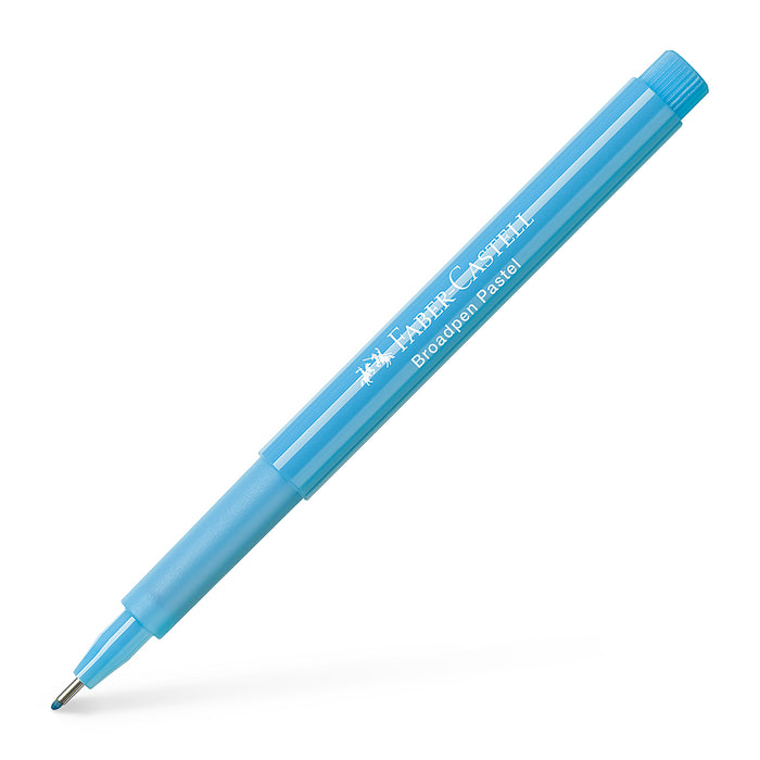 faber castell Fibre tip pen Broadpen pastel light blue - #155458 Broadpen