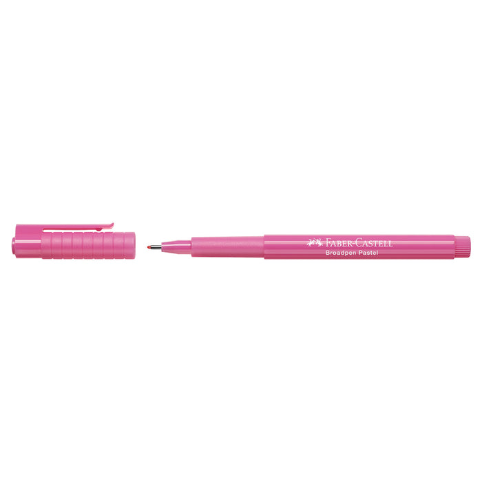 Faber Castell Fibre Tip Pen Broadpen Pastel Purple Pink - #155426 Broadpen