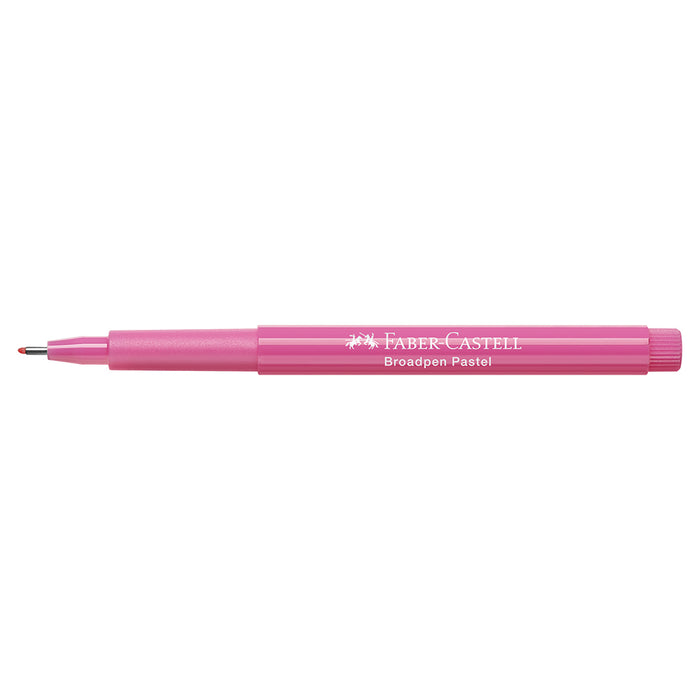 Faber Castell Fibre Tip Pen Broadpen Pastel Purple Pink - #155426 Broadpen