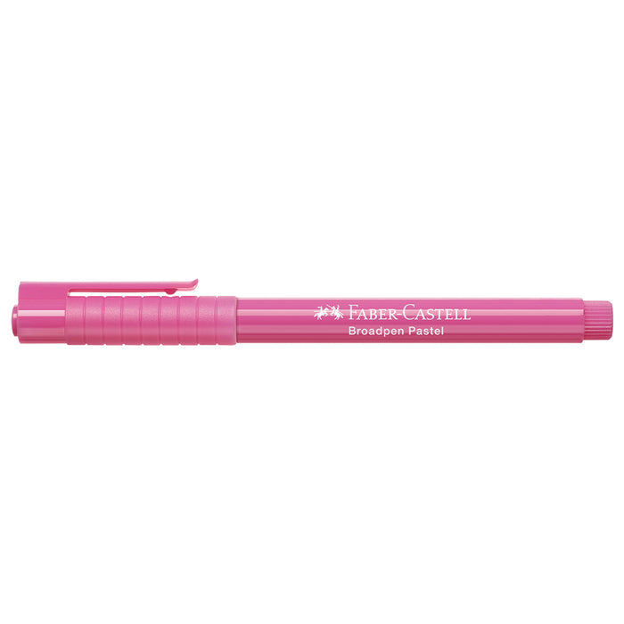 Faber Castell Fibre Tip Pen Broadpen Pastel Purple Pink - #155426 Broadpen