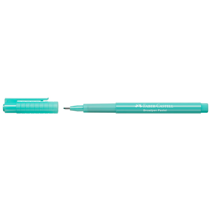 Faber Castell Fibre Tip Pen Broadpen Pastel Turquoise - #155457 Broadpen