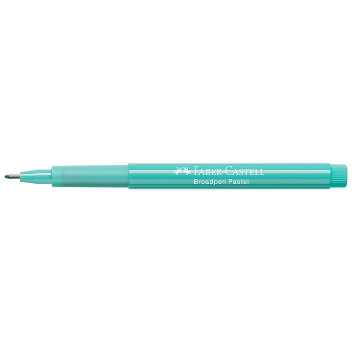 Faber Castell Fibre Tip Pen Broadpen Pastel Turquoise - #155457 Broadpen