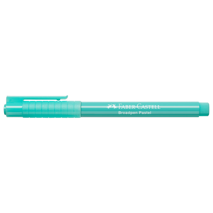 Faber Castell Fibre Tip Pen Broadpen Pastel Turquoise - #155457 Broadpen