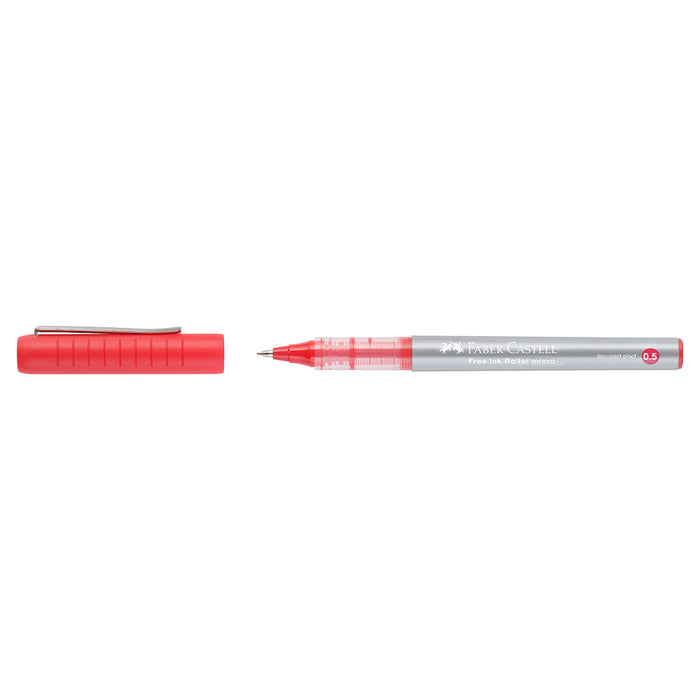 Faber Castell Free Ink Rollerball 0.5 Mm Red - #348503 Free Ink Roller