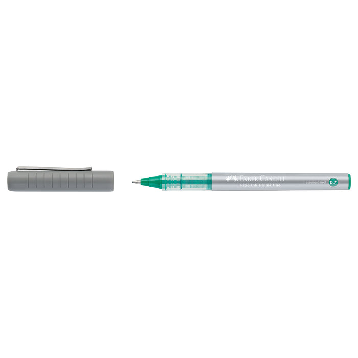 Faber Castell Free Ink Rollerball 0.7 Mm Green - #348163 Free Ink Roller