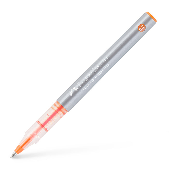 Faber Castell Free Ink Rollerball 0.7 Mm Orange - #348115 Free Ink Roller