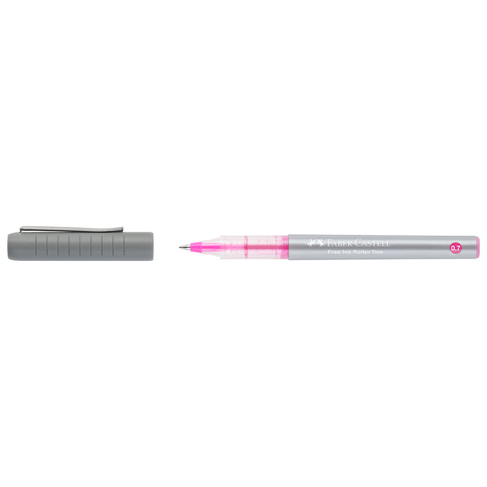 Faber Castell Free Ink Rollerball 0.7 Mm Pink - #348128 Free Ink Roller