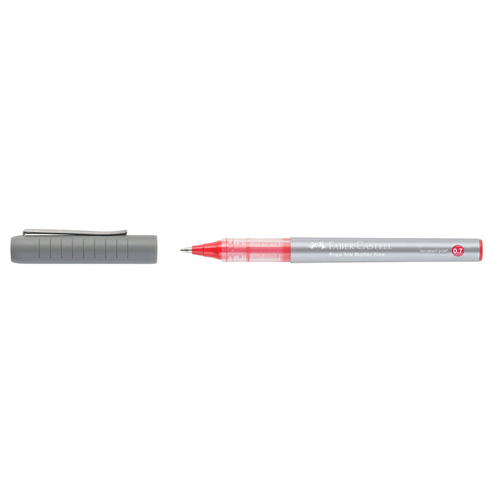 Faber Castell Free Ink Rollerball 0.7 Mm Red - #348121 Free Ink Roller