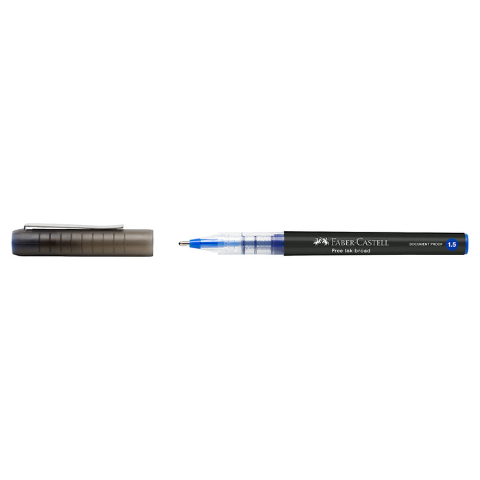 Faber Castell Free Ink Rollerball 1.5 Mm Blue - #348351 Free Ink Roller